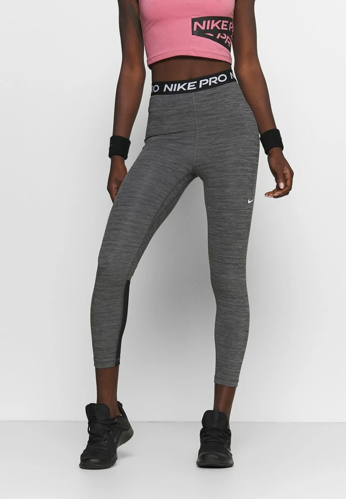 Nike Performance 365 7/8 HI RISE - Leggings - Black/white 1 Nike Performance 365 7/8 HI RISE - Leggings - Black/white
