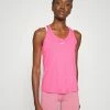 Nike Performance ONE SLIM TANK - Top - Pinksicle/white