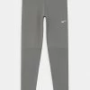 Nike Performance Leggings - Carbon Heather/white