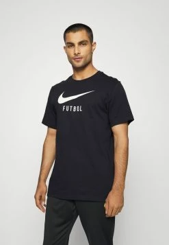 Nike Performance TEE - Print T-shirt - Black/white