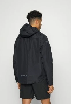 Nike Performance TRAIL JACKET - Outdoor Jacket - Black/dark Smoke Grey -Nike Performance store 96a30d9265834d8d8b48af83865b6b59