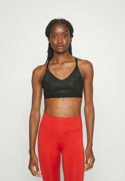 Nike Performance AIR INDY LIGHT BRA - Medium Support Sports Bra - Black/white