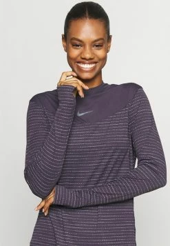 Nike Performance RUN - Long Sleeved Top - Cave Purple/atomic Orange -Nike Performance store 97caed318a974b9db4edcb1aabdb7a5b