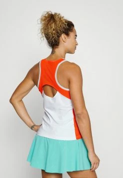 Nike Performance SLAM TANK - Top - White/team Orange/glacier Blue/black -Nike Performance store 97da911bfd9d429889a332ea3649ad45
