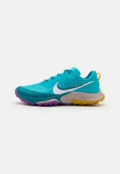 Nike Performance AIR ZOOM TERRA KIGER 7 - Trail Running Shoes - Turquoise Blue/white/mystic Teal/university Gold/wild Berry