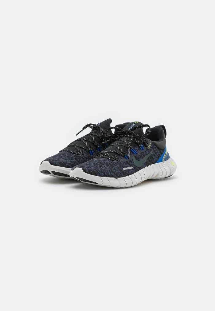 Nike Performance FREE RN 5.0 NEXT NATURE HD - Neutral Running Shoes - Black/multi-coloured/hyper Royal/thunder Blue/citron Pulse/diffused Blue 2 Nike Performance FREE RN 5.0 NEXT NATURE HD - Neutral Running Shoes - Black/multi-coloured/hyper Royal/thunder Blue/citron Pulse/diffused Blue - Image 2