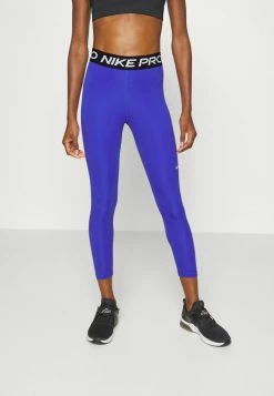 Nike Performance 365 CROP - Leggings - Lapis/black/white