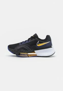 Nike Performance W AIR ZOOM SUPERREP 3 - Trainers - Black/doll/lapis/yellow Ochre