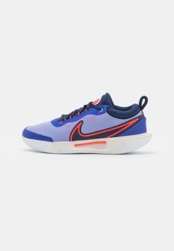 Nike Performance M ZOOM COURT PRO CLAY - Clay Court Tennis Shoes - Lapis/bright Crimson/midnight Navy