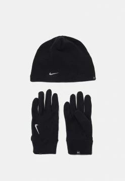 Nike Performance HAT AND GLOVE SET UNISEX - Beanie - Black/silver