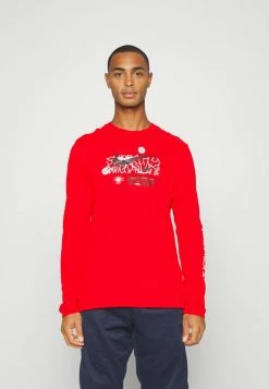 Nike Performance TEE WILD CLASH - Long Sleeved Top - Light Crimson