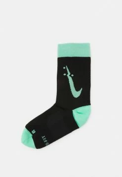 Nike Performance MULTIPLIER CREW TOKYO UNISEX - Sports Socks - Green Glow/wolf Grey/white/black