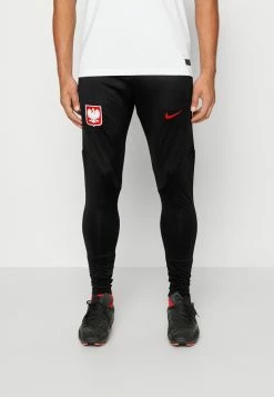 Nike Performance POLSKA STRIKE PANT - Tracksuit Bottoms - Black/sport Red