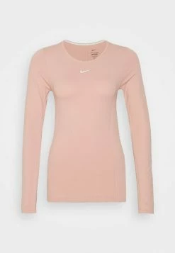 Nike Performance AURA SLIM - Long Sleeved Top - Rose Whisper/reflective Silver