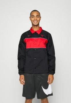 Nike Performance NBA CHICAGO BULLS LIGHTWEIGHT JACKET - Club Wear - Black/university Red/white