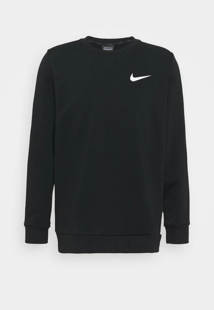 Nike Performance CREW - Sweatshirt - Black/white 1 Nike Performance CREW - Sweatshirt - Black/white