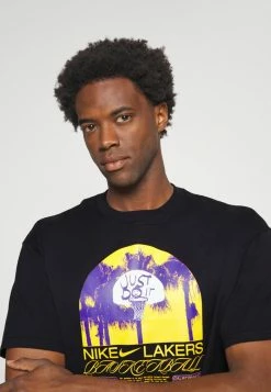 Nike Performance NBA LOS ANGELES LAKERS 90S TEE - Print T-shirt - Black -Nike Performance store 9cb3d3c7182249099b7ddb873476241e