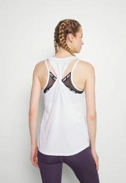 Nike Performance ONE LUXE - Top - White/silver -Nike Performance store 9cb98a2fe8a04526a730ba280d55892a