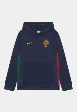 Nike Performance PORTUGAL TRAVEL HOODY UNISEX - Club Wear - Obsidian/pepper Red/gold Dart