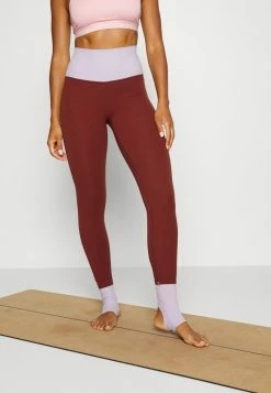 Nike Performance LUXE 7/8 - Leggings - Oxen Brown/doll/grey Fog
