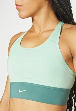 Nike Performance BRA - Medium Support Sports Bra - Enamel Green/bicoastal/(ghost Green) -Nike Performance store 9d2d0667e59f4ff9bd050814b3b49a89