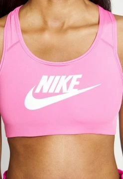 Nike Performance FUTURA - Medium Support Sports Bra - Pinksicle/white -Nike Performance store 9e3e61afdaf44bbab393c1a3d1b9f3cf