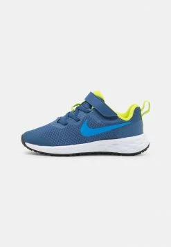 Nike Performance REVOLUTION 6 NN UNISEX - Neutral Running Shoes - Mystic Navy/photo Blue/atomic Green