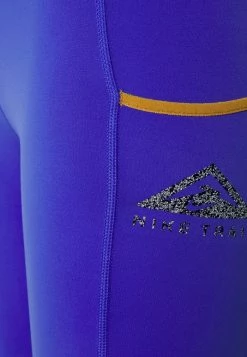 Nike Performance W NK EPIC LUXE SHORT TRAIL - Leggings - Lapis/wheat/silver -Nike Performance store 9ecc4d8c416045efa94922cb1a2216e4