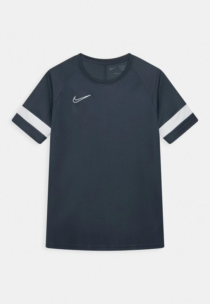 Nike Performance Y NK DF ACEDEMY 21 UNISEX - Sports T-shirt - Thunder Blue/white 1 Nike Performance Y NK DF ACEDEMY 21 UNISEX - Sports T-shirt - Thunder Blue/white