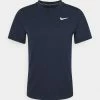 Nike Performance VICTORY - Sports T-shirt - Obsidian/white