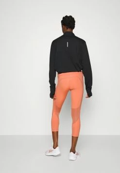 Nike Performance FAST CROP - Leggings - Madder Root/silver -Nike Performance store 9f480e5606c34b5086a65e9c3403aede