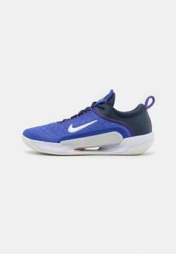 Nike Performance COURT ZOOM NXT CLAY - Clay Court Tennis Shoes - Lapis/white/obsidian/bright Crimson
