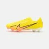 Nike Performance MERCURIAL ZOOM VAPOR 15 ACADEMY MG - Moulded Stud Football Boots - Yellow Strike/sunset Glow/coconut Milk