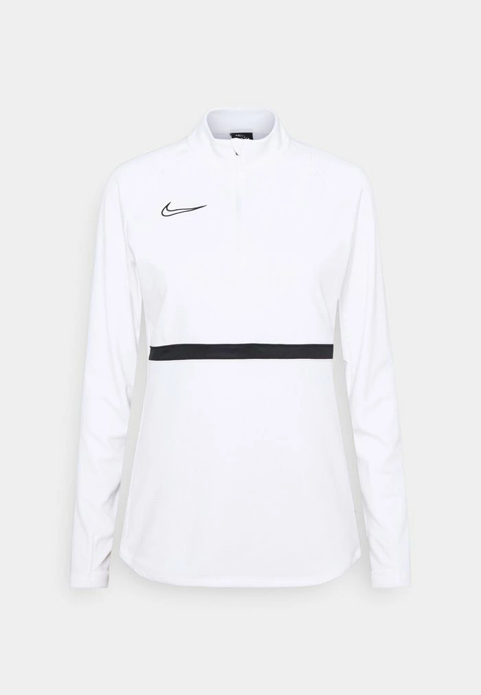 Nike Performance ACADEMY DRIL - Sweatshirt - White/black 6 Nike Performance ACADEMY DRIL - Sweatshirt - White/black - Image 6