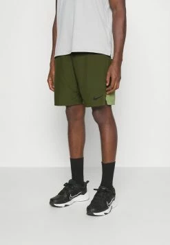 Nike Performance SHORT - Sports Shorts - Rough Green Alligator/black