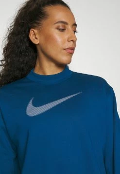 Nike Performance ALL TIME CREW - Sweatshirt - Valerian Blue/black/white -Nike Performance store a02d3a6417ef49158e3c358ffd7f946b