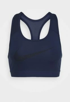 Nike Performance BRA - Medium Support Sports Bra - Midnight Navy/black