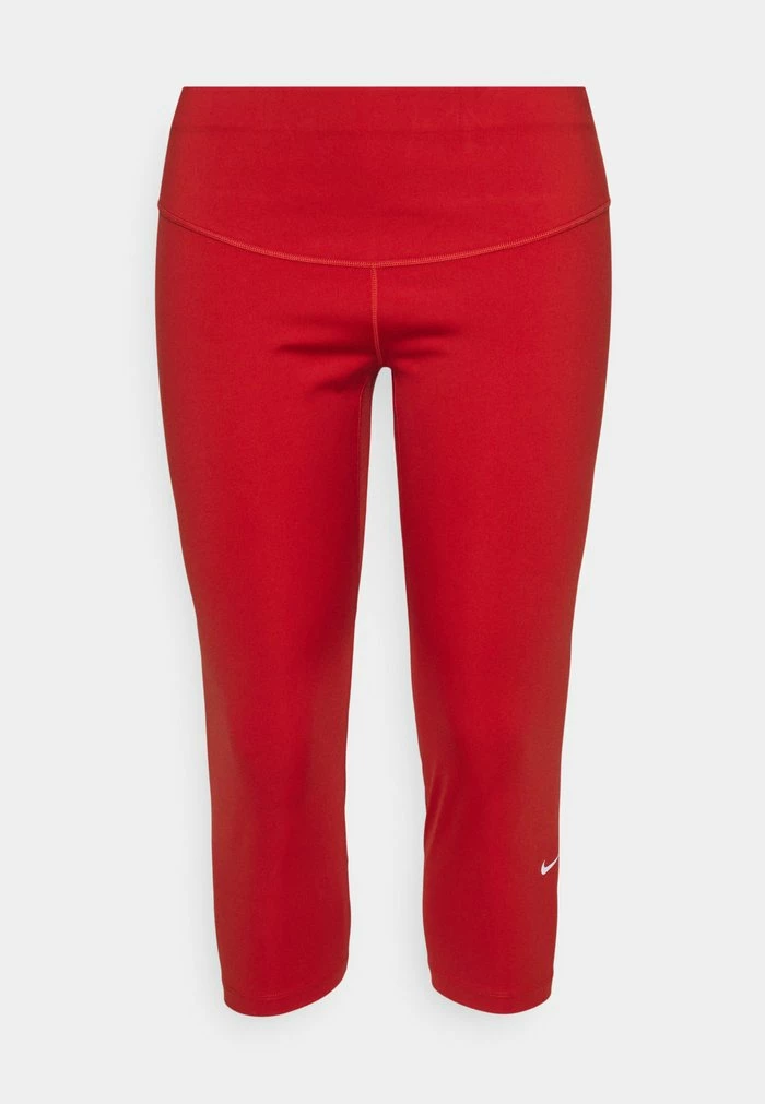 Nike Performance ONE PLUS - Leggings - Cinnabar/white 1 Nike Performance ONE PLUS - Leggings - Cinnabar/white