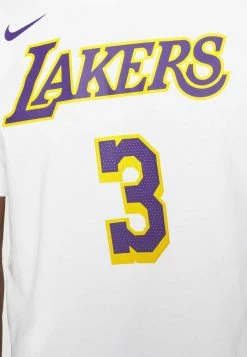 Nike Performance NBA LOS ANGELES LAKERS NAME AND NUMBER TEE - Club Wear - White -Nike Performance store a22a7530adbc40a3baf7ad7f72877142
