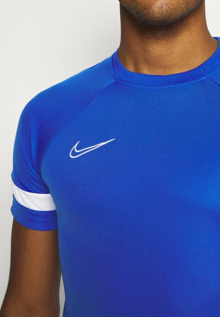 Nike Performance ACADEMY 21 - Sports T-shirt - Game Royal/white 5 Nike Performance ACADEMY 21 - Sports T-shirt - Game Royal/white - Image 5