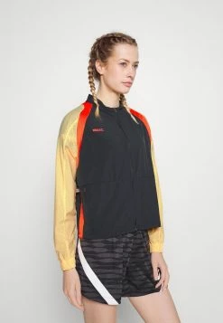 Nike Performance FC - Training Jacket - Black/melon Tint/habanero Red