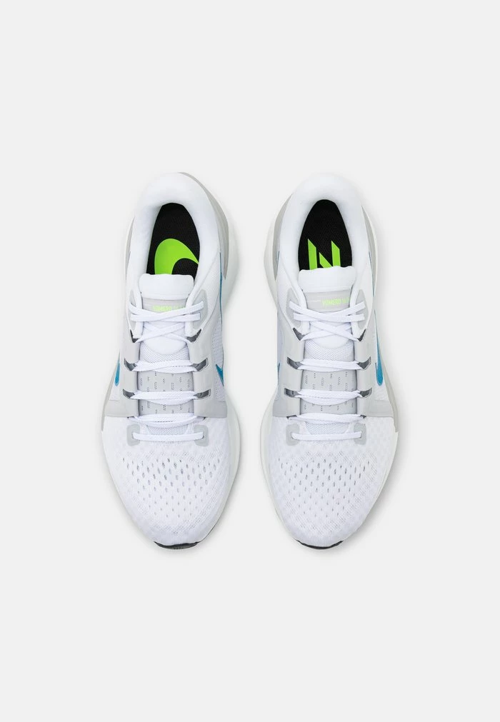 Nike Performance AIR ZOOM VOMERO 16 - Neutral Running Shoes - White/imperial Blue/pure Platinum/lime Glow/wolf Grey/black 4 Nike Performance AIR ZOOM VOMERO 16 - Neutral Running Shoes - White/imperial Blue/pure Platinum/lime Glow/wolf Grey/black - Image 4