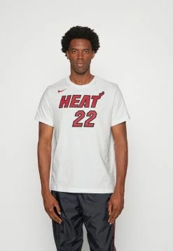 Nike Performance NBA JIMMY BUTLER MIAMI HEAT NAME & NUMBER TEE - Club Wear - White