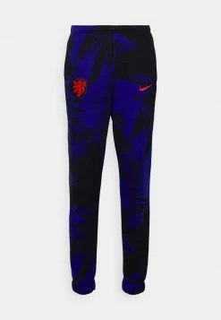 Nike Performance NETHERLANDS KNVB FLEECE PANT - Tracksuit Bottoms - Black/deep Royal Blue/habanero Red -Nike Performance store a3fb6edd63c548afae0964e81757b619