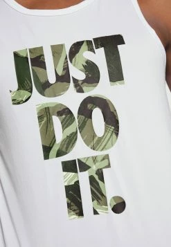 Nike Performance TANK CAMO - Top - White -Nike Performance store a44f3756bce54ad1b570c938ae07555a