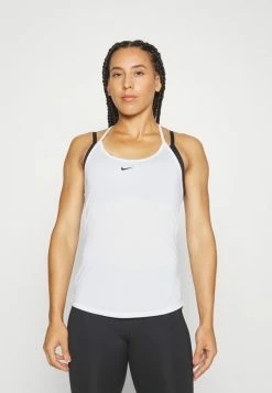 Nike Performance ONE TANK - Top - White/black