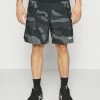 Nike Performance CAMO - Sports Shorts - Black/coconut Milk