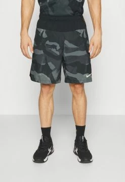Nike Performance CAMO - Sports Shorts - Black/coconut Milk