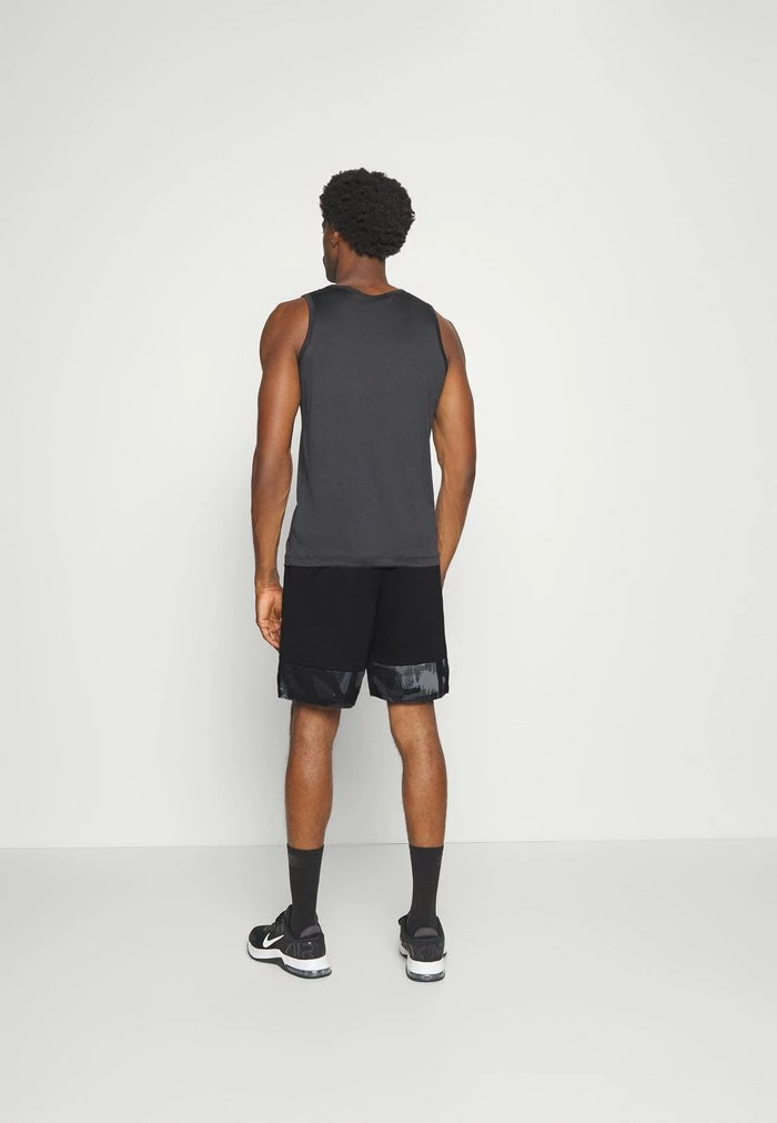 Nike Performance KNIT SHORT - Shorts - Black/black/(coconut Milk) 3 Nike Performance KNIT SHORT - Shorts - Black/black/(coconut Milk) - Image 3