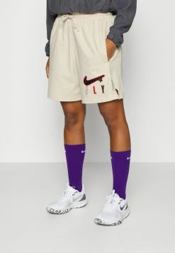 Nike Performance SHORT - Sports Shorts - Pearl White/black